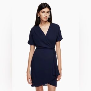LIKE NEW Aritzia (Babaton) Wallace Wrap Dress